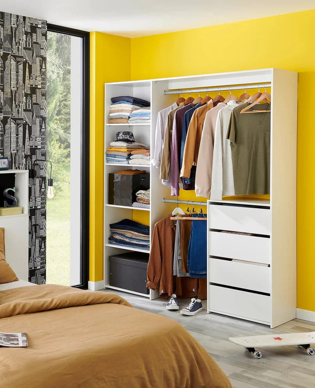 Kit dressing ouvert blanc Karisma 1 colonne